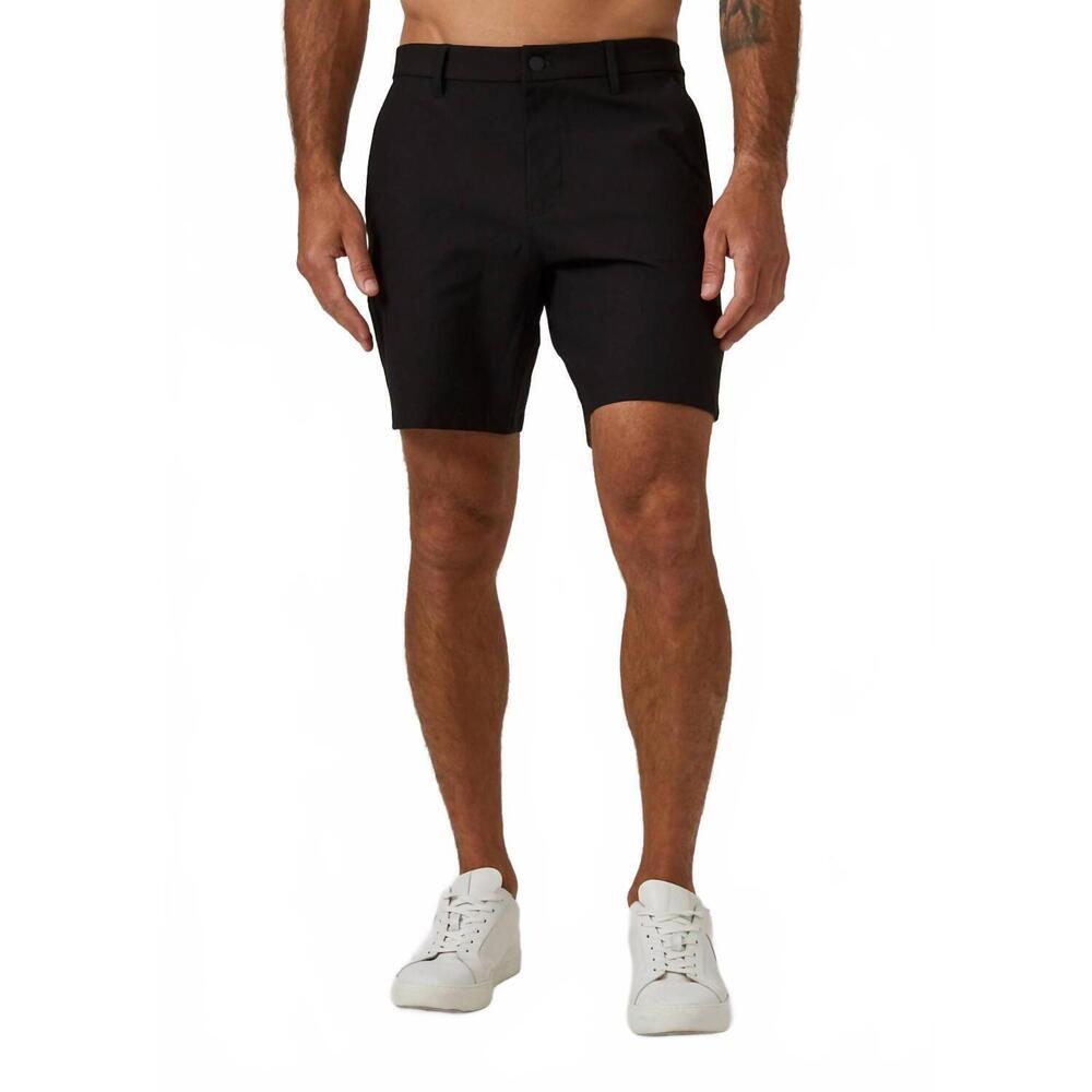 NEW 7DIAMONDS infinity chino shorts in black